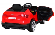 Audi E-Tron Sportback dla dzieci Czerwony + Pilot + Napęd 4x4 + Wolny Start + Radio MP3 + LED