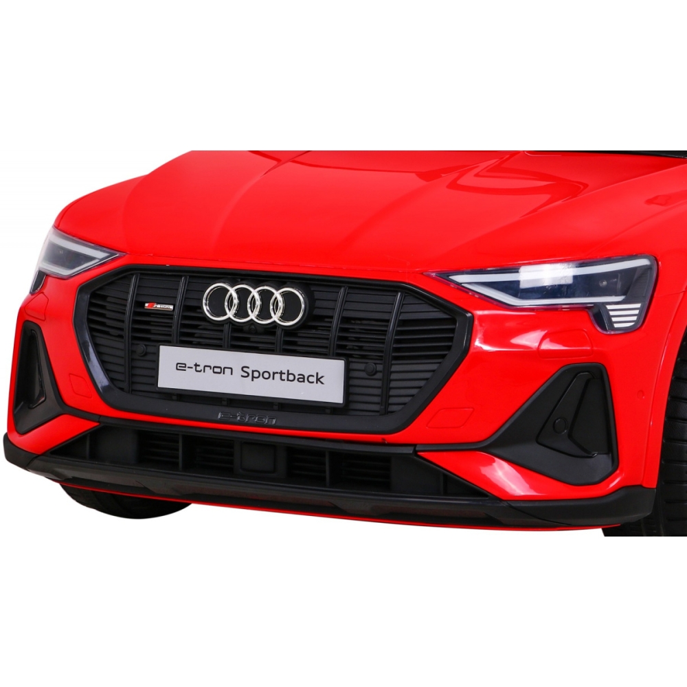 Elektromobilis Audi E-Tron Sportback 4x4, Red-Elektromobiliai vaikams, Mašinos-e-vaikas