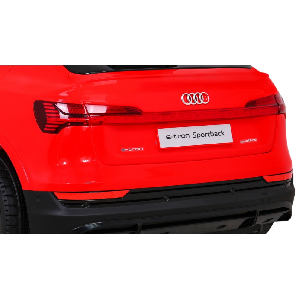 Elektromobilis Audi E-Tron Sportback 4x4, Red-Elektromobiliai vaikams, Mašinos-e-vaikas