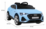 Elektromobilis Audi E-Tron Sportback 4x4, Blue-Elektromobiliai vaikams, Mašinos-e-vaikas