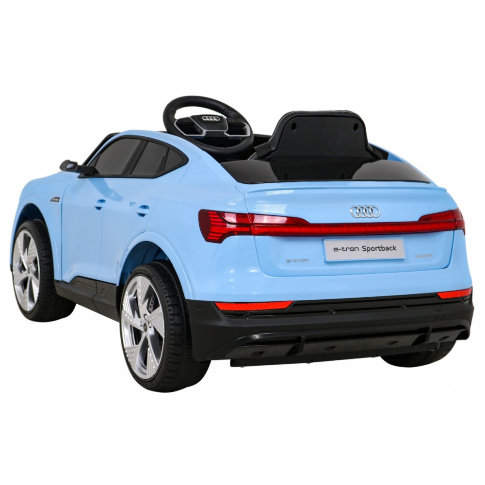 Elektromobilis Audi E-Tron Sportback 4x4, Blue-Elektromobiliai vaikams, Mašinos-e-vaikas