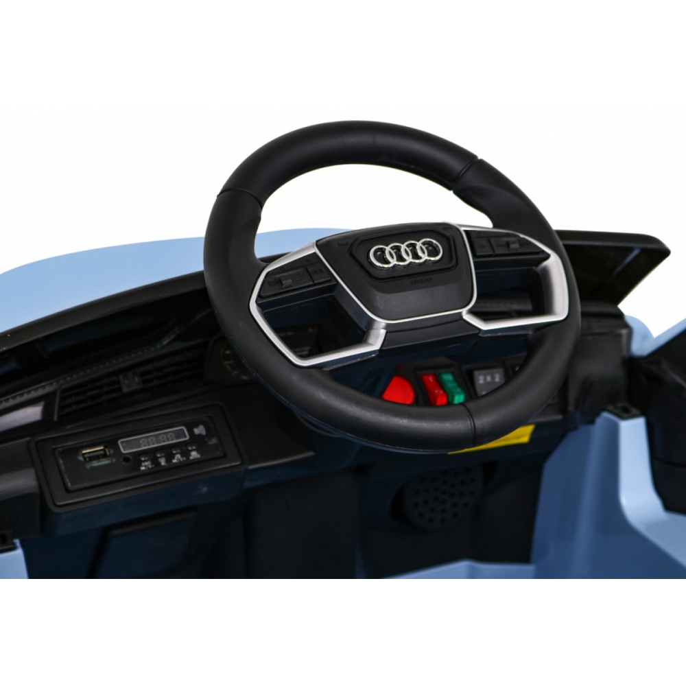 Elektromobilis Audi E-Tron Sportback 4x4, Blue-Elektromobiliai vaikams, Mašinos-e-vaikas