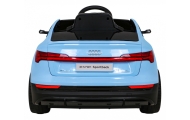 Audi E-Tron Sportback dla dzieci Niebieski + Pilot + Napęd 4x4 + Wolny Start + Radio MP3 + LED