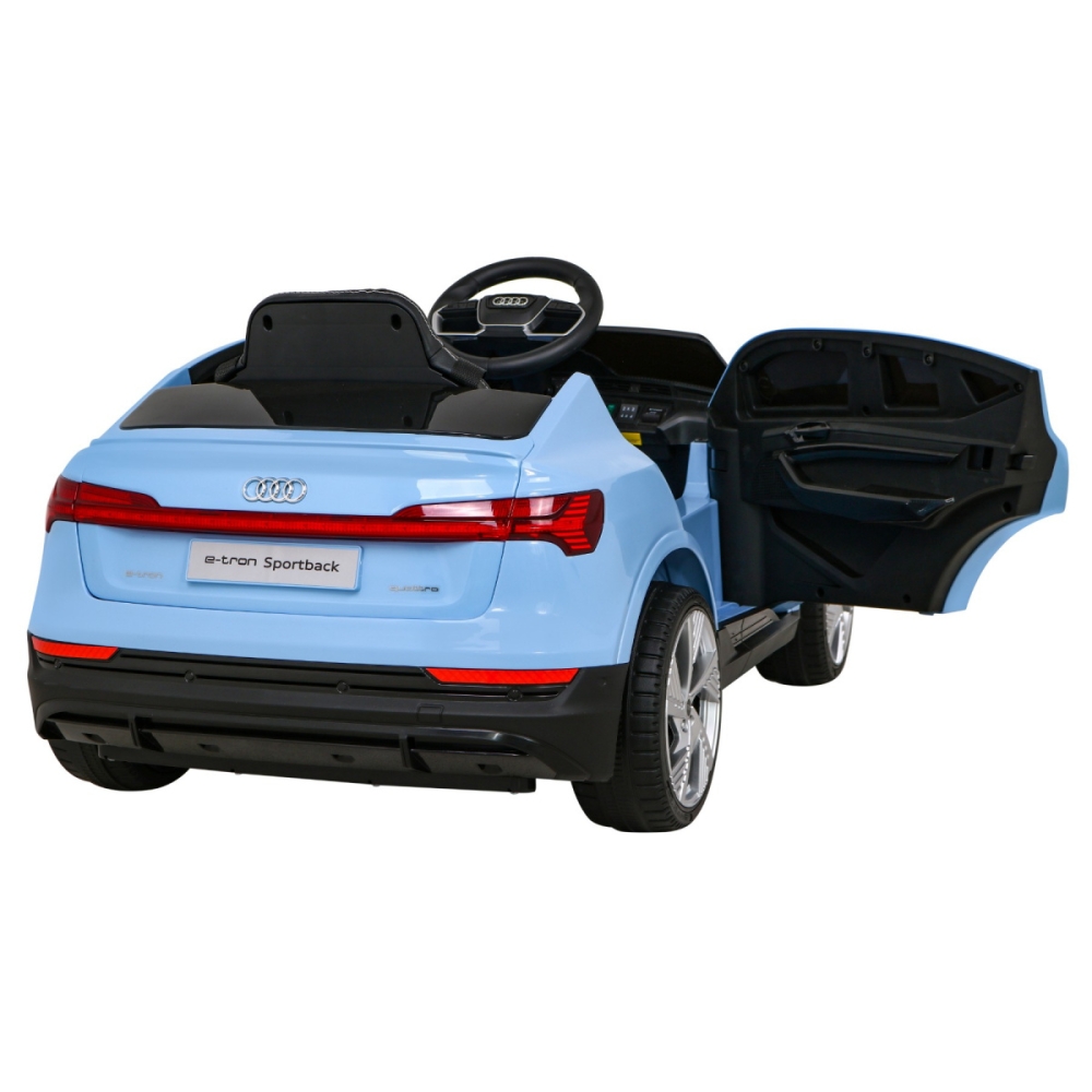Elektromobilis Audi E-Tron Sportback 4x4, Blue-Elektromobiliai vaikams, Mašinos-e-vaikas