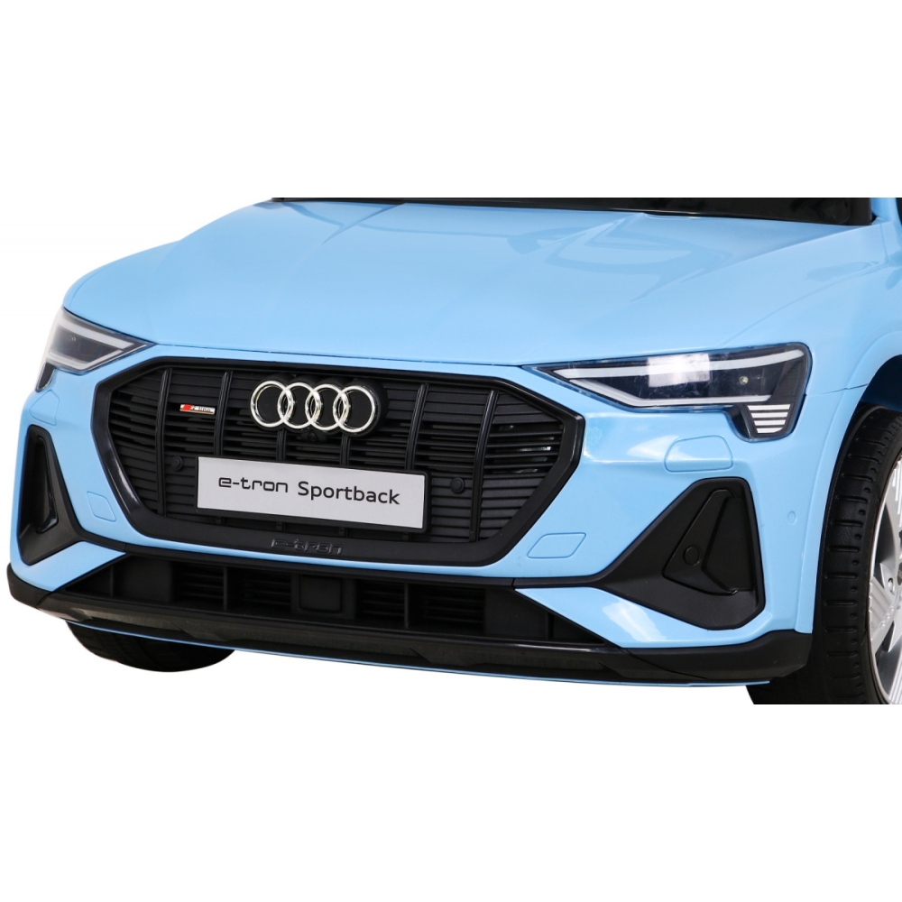 Elektromobilis Audi E-Tron Sportback 4x4, Blue-Elektromobiliai vaikams, Mašinos-e-vaikas