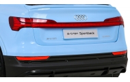 Audi E-Tron Sportback dla dzieci Niebieski + Pilot + Napęd 4x4 + Wolny Start + Radio MP3 + LED