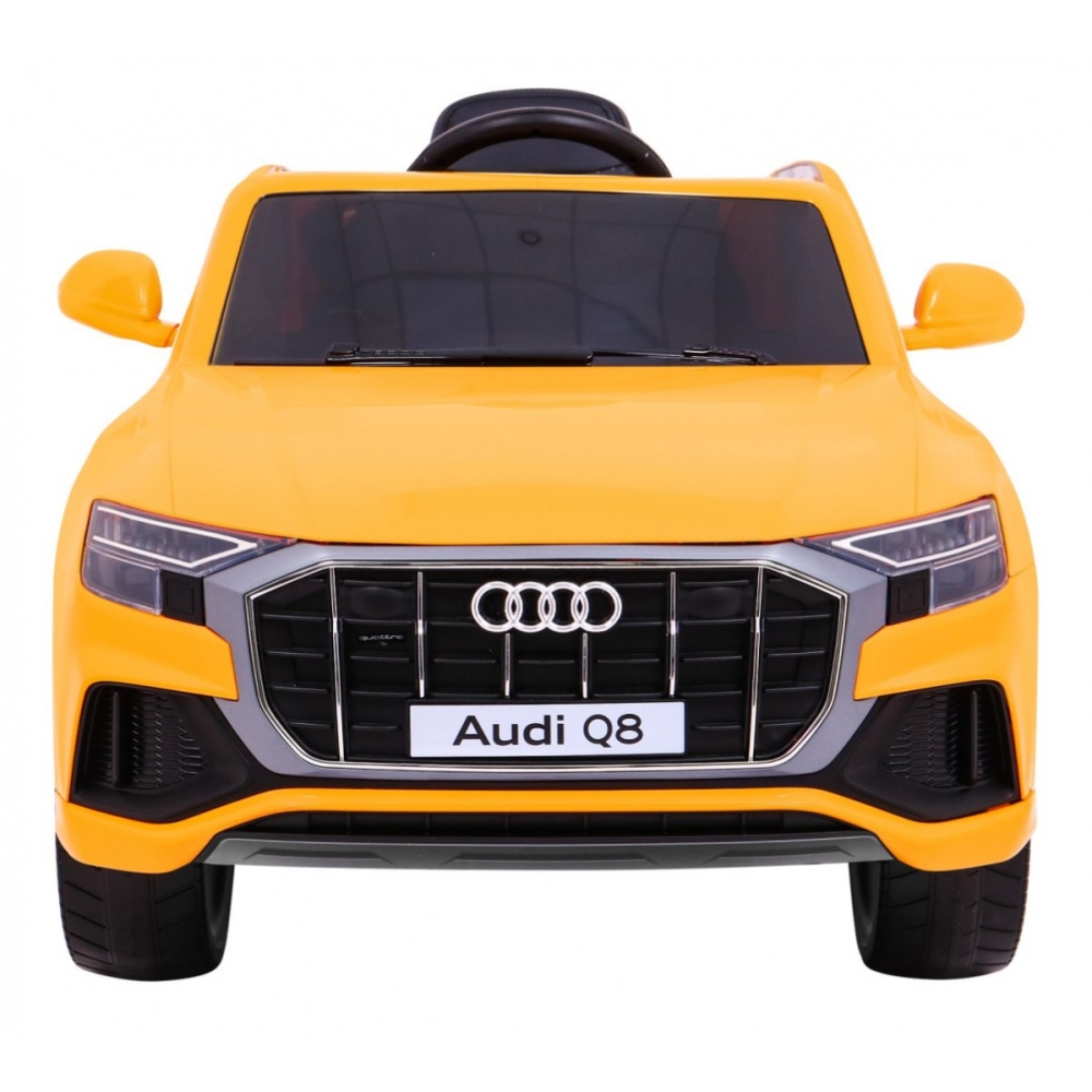 Elektromobilis Audi Q8, Yellow-Elektromobiliai vaikams, Visureigiai-e-vaikas