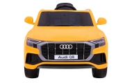 Elektromobilis Audi Q8, Yellow-Elektromobiliai vaikams, Visureigiai-e-vaikas
