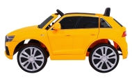 Elektromobilis Audi Q8, Yellow-Elektromobiliai vaikams, Visureigiai-e-vaikas