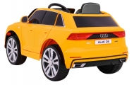 Elektromobilis Audi Q8, Yellow-Elektromobiliai vaikams, Visureigiai-e-vaikas