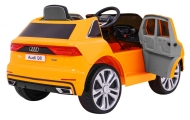 Elektromobilis Audi Q8, Yellow-Elektromobiliai vaikams, Visureigiai-e-vaikas