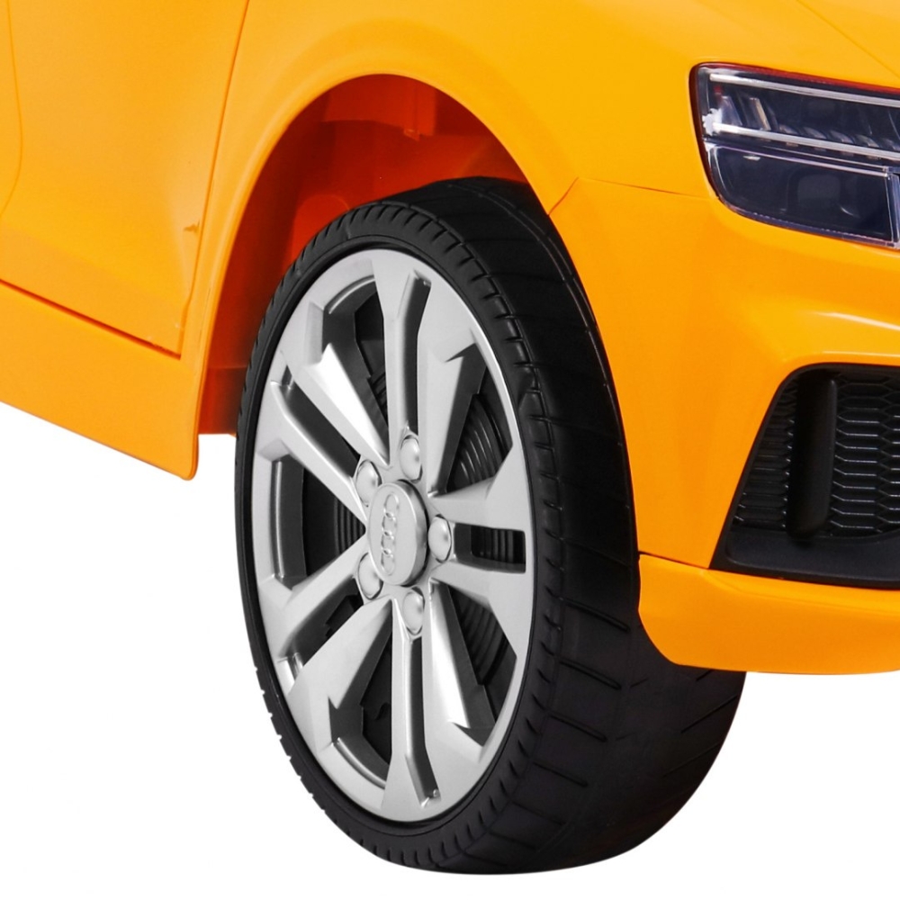 Elektromobilis Audi Q8, Yellow-Elektromobiliai vaikams, Visureigiai-e-vaikas