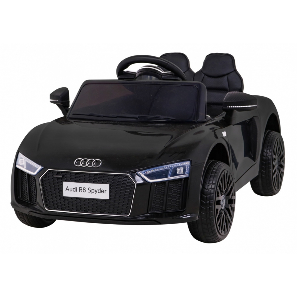 Elektromobilis Audi R8, Black-Elektromobiliai vaikams, Mašinos-e-vaikas