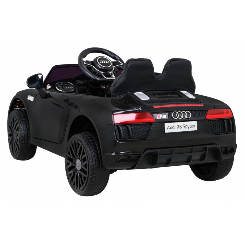 Elektromobilis Audi R8, Black-Elektromobiliai vaikams, Mašinos-e-vaikas