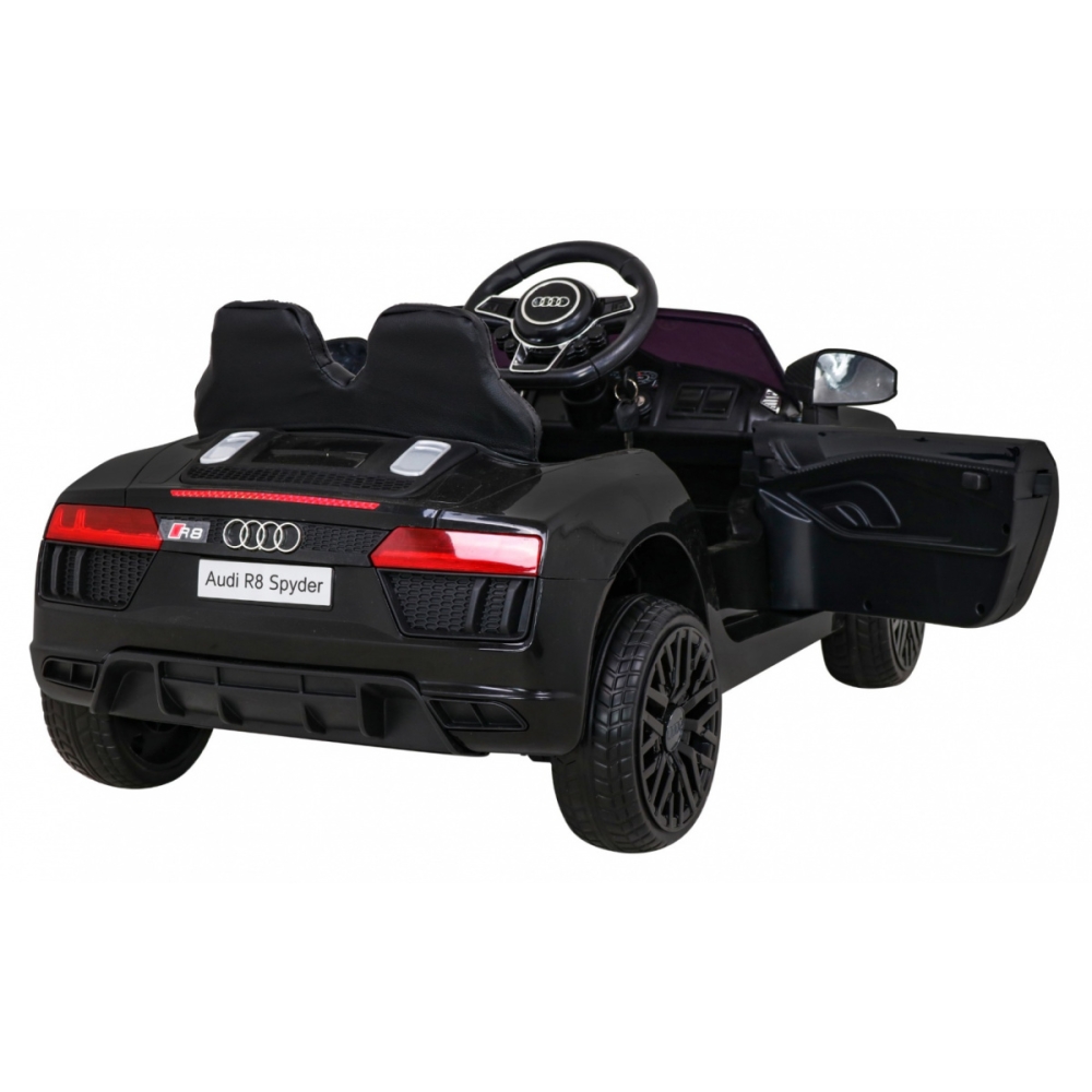 Elektromobilis Audi R8, Black-Elektromobiliai vaikams, Mašinos-e-vaikas