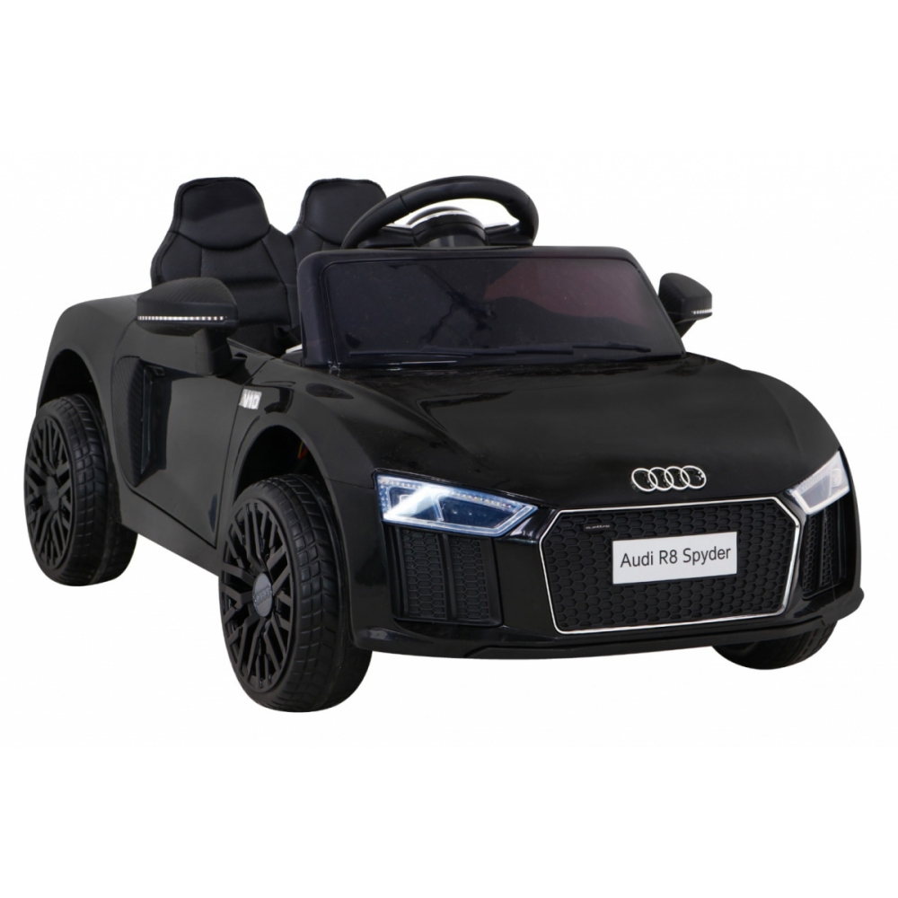 Elektromobilis Audi R8, Black-Elektromobiliai vaikams, Mašinos-e-vaikas
