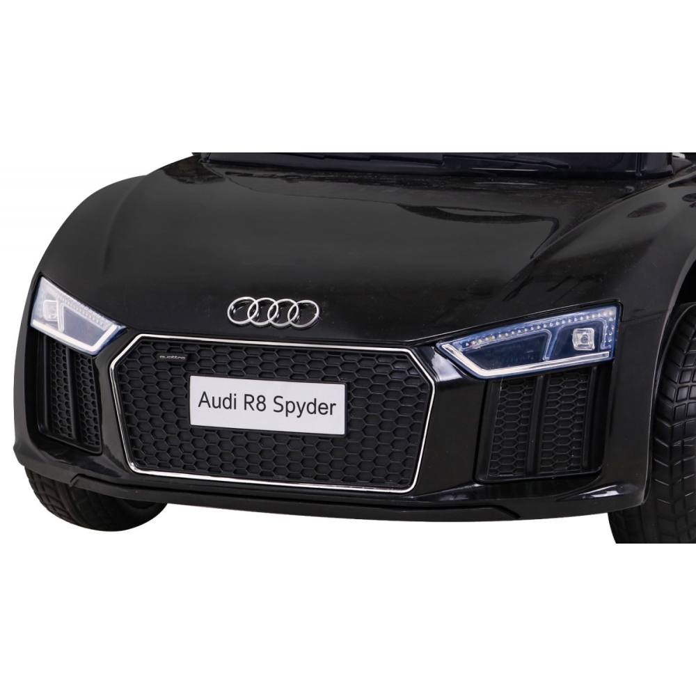 Elektromobilis Audi R8, Black-Elektromobiliai vaikams, Mašinos-e-vaikas