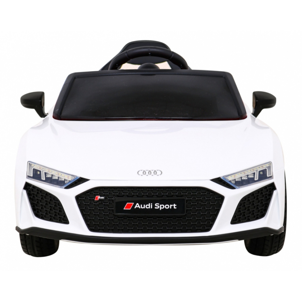 Elektromobilis Audi R8 LIFT, White-Elektromobiliai vaikams, Mašinos-e-vaikas