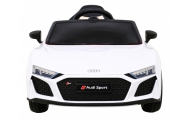 Audi R8 LIFT Samochodzik na akumulator Biały + Pilot + Koła EVA + MP3 + LED