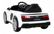 Audi R8 LIFT Samochodzik na akumulator Biały + Pilot + Koła EVA + MP3 + LED