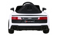 Audi R8 LIFT Samochodzik na akumulator Biały + Pilot + Koła EVA + MP3 + LED