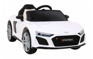 Elektromobilis Audi R8 LIFT, White-Elektromobiliai vaikams, Mašinos-e-vaikas