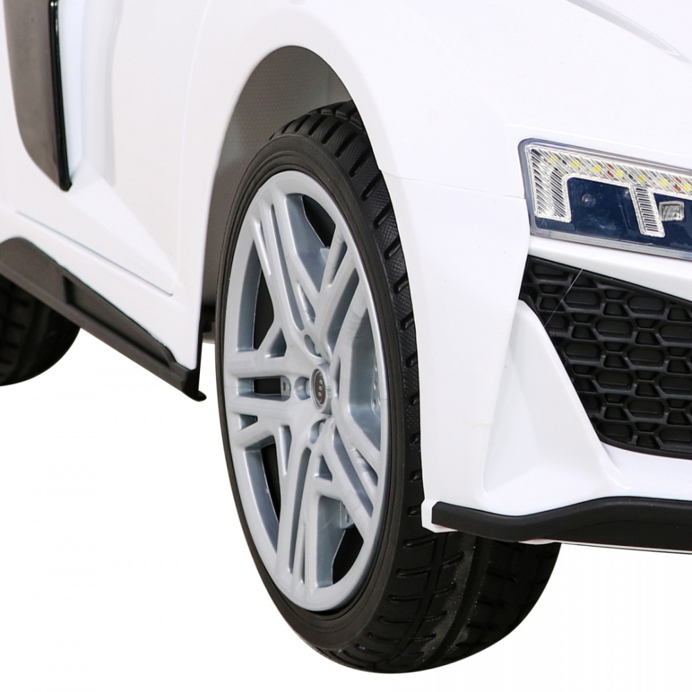 Elektromobilis Audi R8 LIFT, White-Elektromobiliai vaikams, Mašinos-e-vaikas