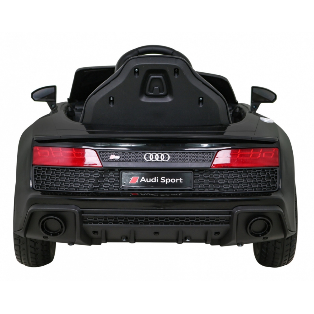 Audi R8 LIFT Samochodzik na akumulator Czarny + Pilot + Koła EVA + MP3 + LED
