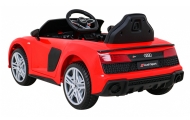 Audi R8 LIFT Samochodzik na akumulator Czerwony + Pilot + Koła EVA + MP3 + LED