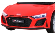 Audi R8 LIFT Samochodzik na akumulator Czerwony + Pilot + Koła EVA + MP3 + LED