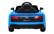 Audi R8 LIFT Samochodzik na akumulator Niebieski + Pilot + Koła EVA + MP3 + LED