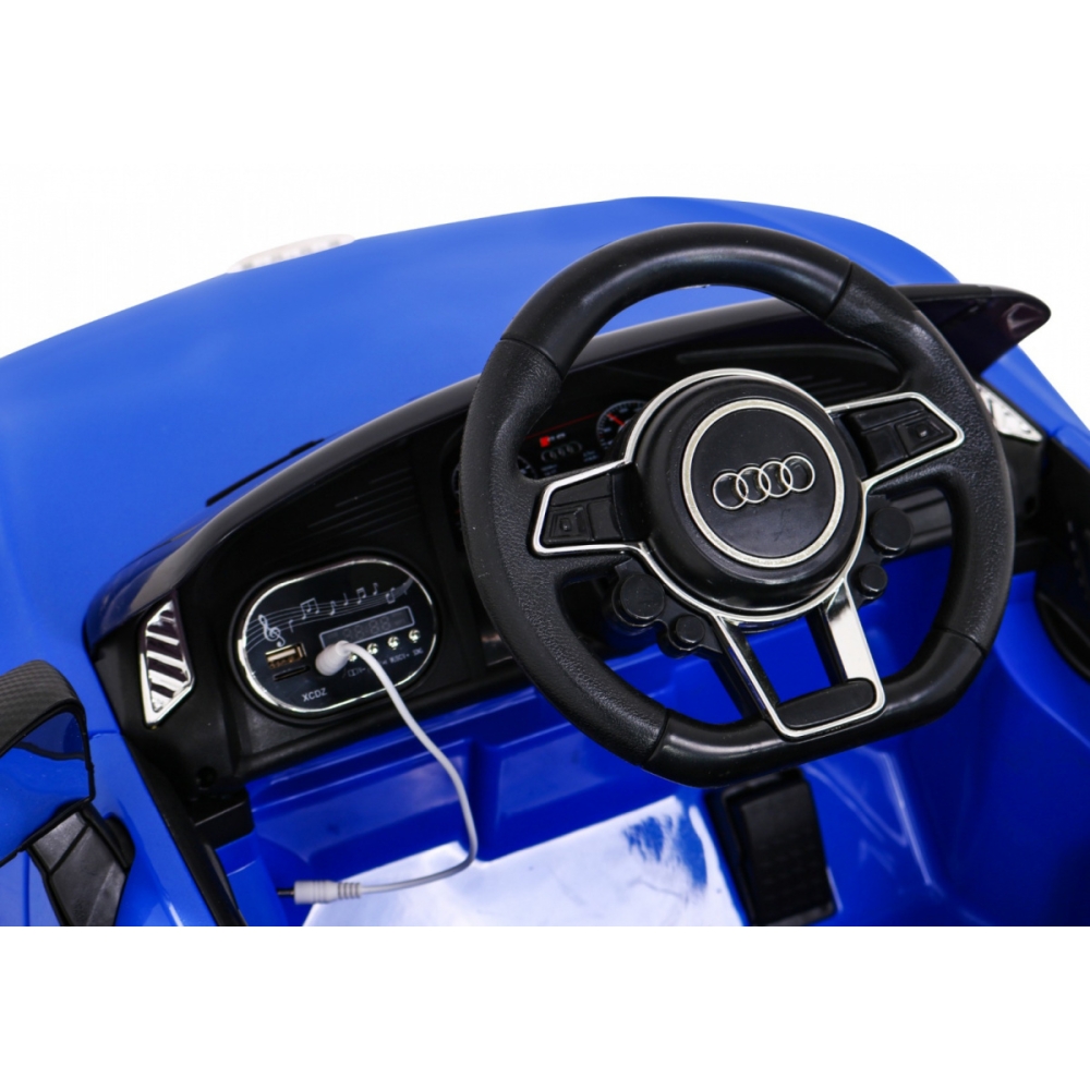 Elektromobilis Audi R8, Blue-Elektromobiliai vaikams, Mašinos-e-vaikas