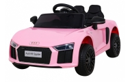 Audi R8 na akumulator dla dzieci Różowy + Pilot + EVA + Wolny Start + MP3 LED