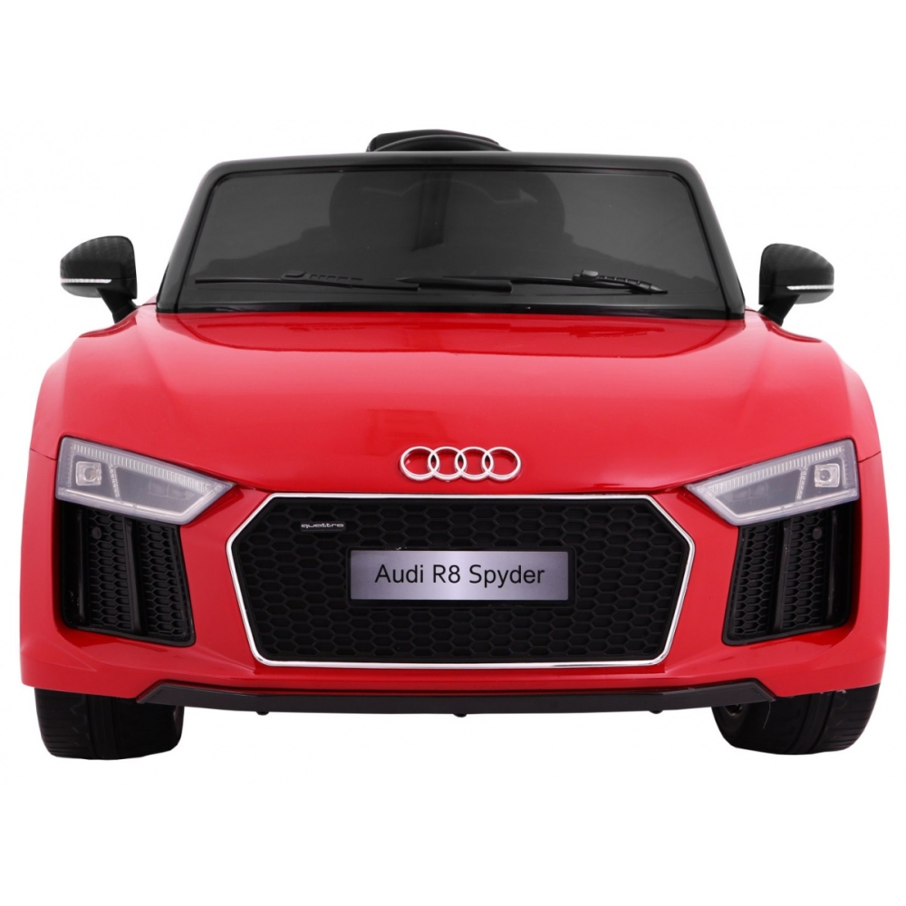 Elektromobilis Audi R8 Spyder, raudonas-Elektromobiliai vaikams, Mašinos-e-vaikas