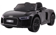 Audi R8 Spyder na akumulator Lakier Czarny + Pilot + EVA + Wolny Start + Radio MP3 + LED