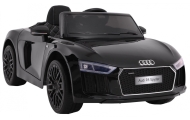 Elektromobilis Audi R8 Spyder, lakuotas juodas-Elektromobiliai vaikams, Mašinos-e-vaikas