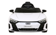 Audi RS E-Tron GT na akumulator Biały + Pilot + Napęd 4x4 + Radio MP3 + LED + EVA