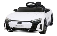 Elektromobilis Audi RS E-Tron GT, 4x4 pavara, White-Elektromobiliai vaikams, Mašinos-e-vaikas