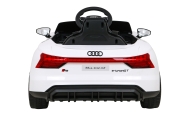 Elektromobilis Audi RS E-Tron GT, 4x4 pavara, White-Elektromobiliai vaikams, Mašinos-e-vaikas