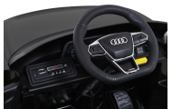 Audi RS E-Tron GT na akumulator Czarny + Pilot + Napęd 4x4 + Radio MP3 + LED + EVA
