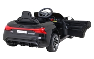 Elektromobilis Audi RS E-Tron GT, 4x4 pavara, Black-Elektromobiliai vaikams, Mašinos-e-vaikas