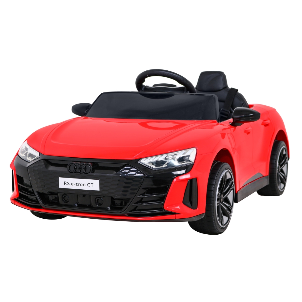 Elektromobilis Audi RS E-Tron GT, 4x4 pavara, Red-Elektromobiliai vaikams, Mašinos-e-vaikas