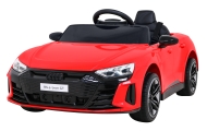 Audi RS E-Tron GT na akumulator Czerwony + Pilot + Napęd 4x4 + Radio MP3 + LED + EVA