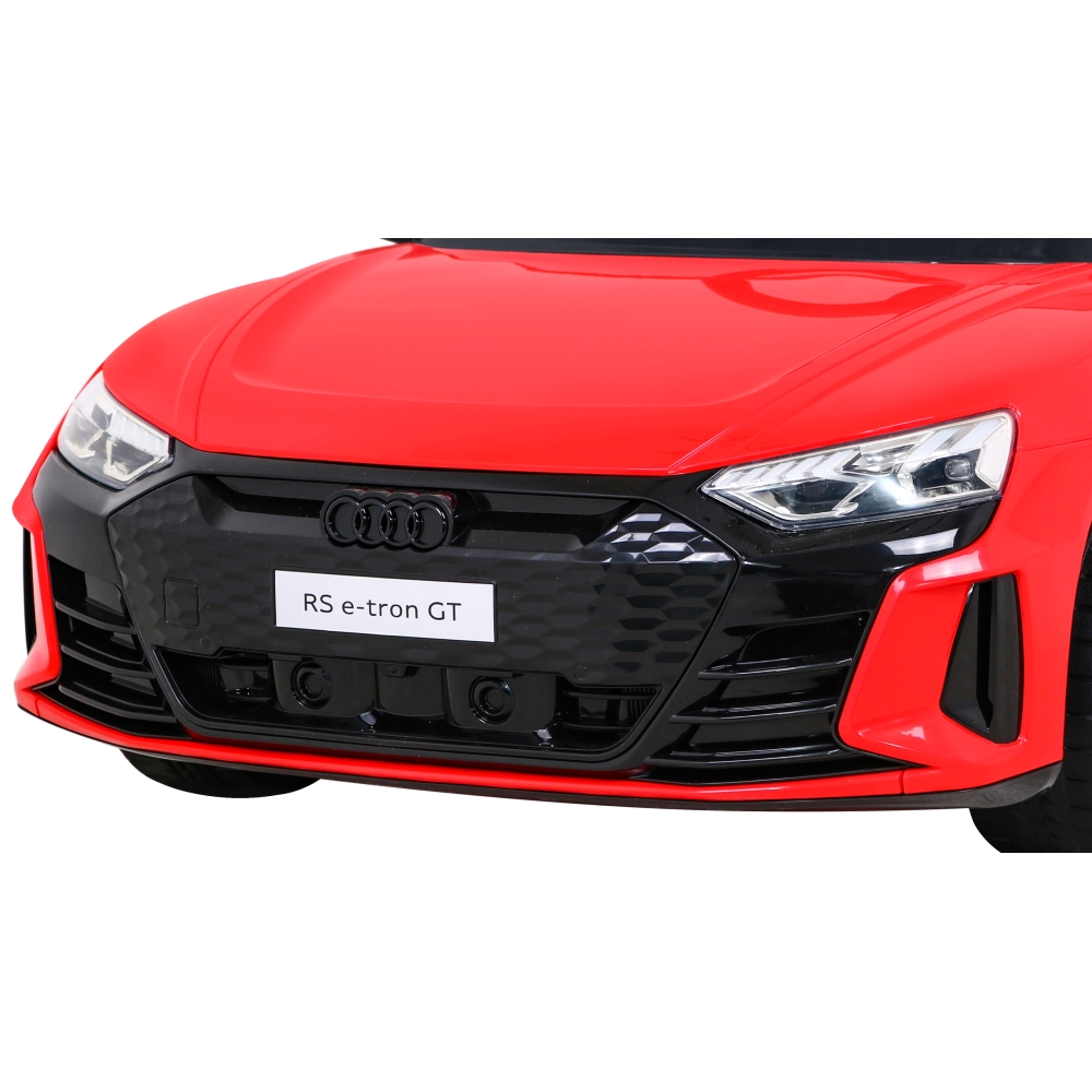 Elektromobilis Audi RS E-Tron GT, 4x4 pavara, Red-Elektromobiliai vaikams, Mašinos-e-vaikas