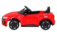 Audi RS E-Tron GT na akumulator Czerwony + Pilot + Napęd 4x4 + Radio MP3 + LED + EVA