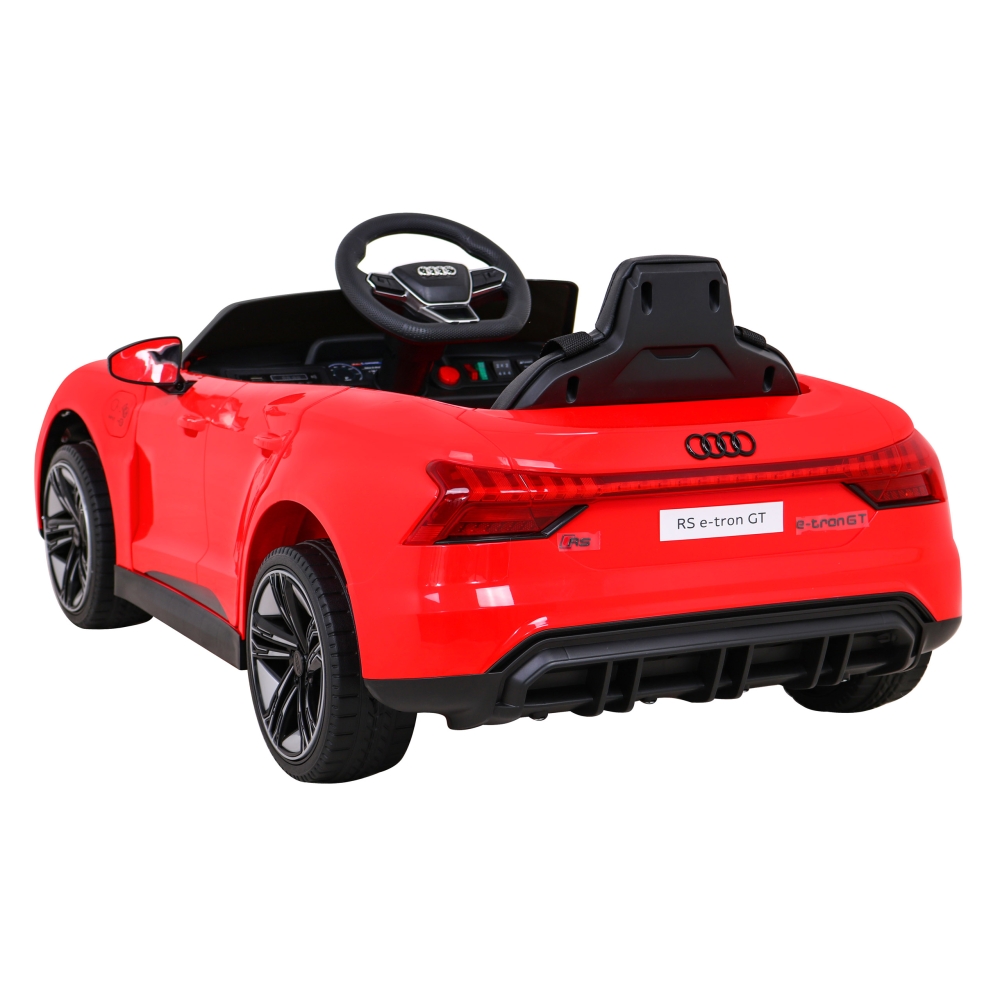 Elektromobilis Audi RS E-Tron GT, 4x4 pavara, Red-Elektromobiliai vaikams, Mašinos-e-vaikas