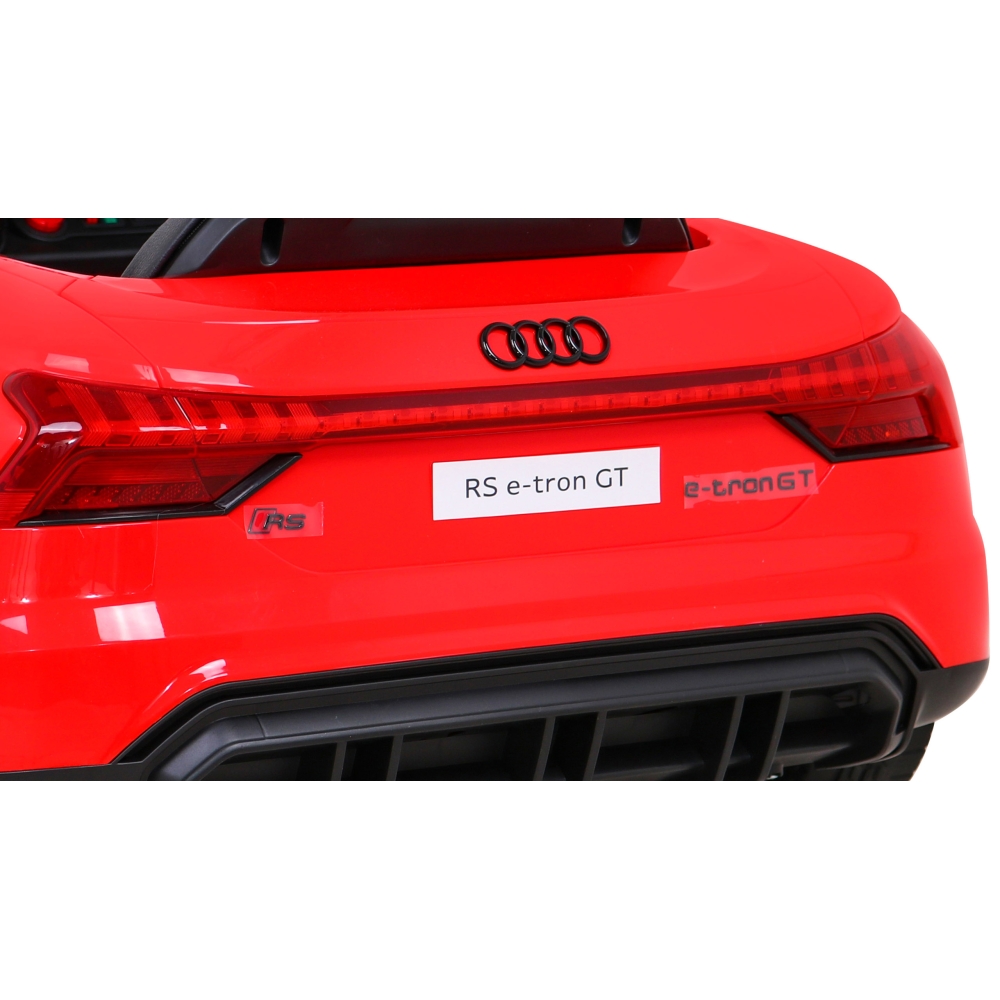 Elektromobilis Audi RS E-Tron GT, 4x4 pavara, Red-Elektromobiliai vaikams, Mašinos-e-vaikas