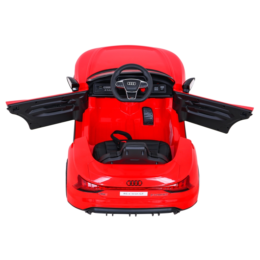 Elektromobilis Audi RS E-Tron GT, 4x4 pavara, Red-Elektromobiliai vaikams, Mašinos-e-vaikas