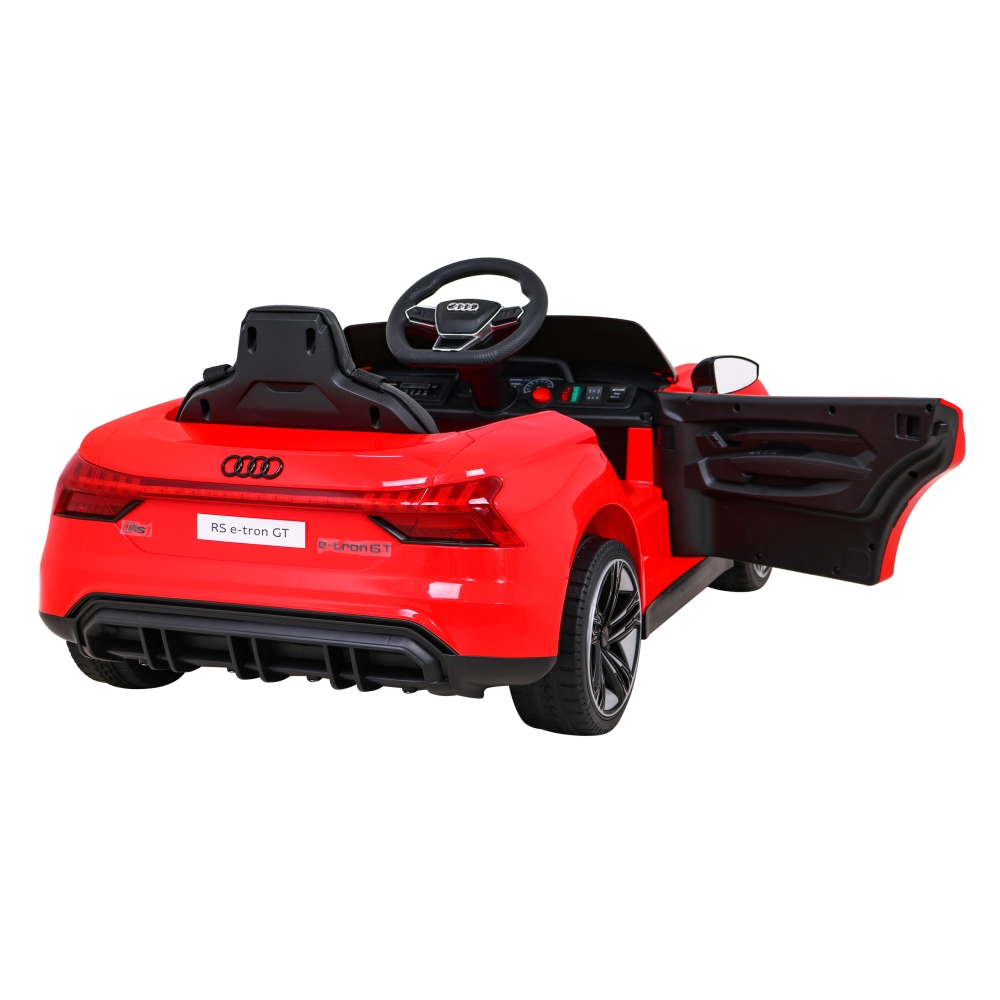 Elektromobilis Audi RS E-Tron GT, 4x4 pavara, Red-Elektromobiliai vaikams, Mašinos-e-vaikas