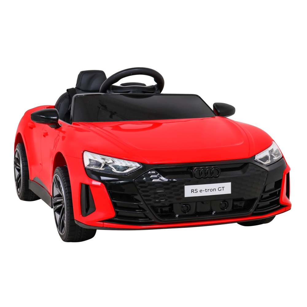 Elektromobilis Audi RS E-Tron GT, 4x4 pavara, Red-Elektromobiliai vaikams, Mašinos-e-vaikas
